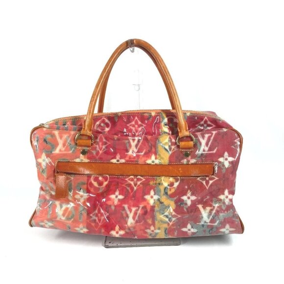 LOUIS VUITTON Monogram Pulp Weekender PM Hand Bag Bag Tote Bag Duffle Bag - Picture 1 of 16
